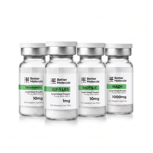 Project Alpha Research Kit — Tesamorelin 10mg + IGF-1 LR3 1mg + MOTS-C 10mg + NAD⁺ 1,000mg Peptides