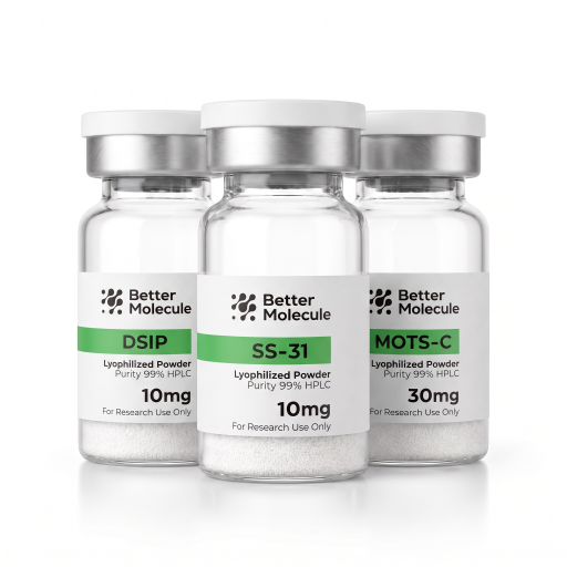 DSIP 10mg + SS-31 10mg + MOTS-C 30mg Research Kit — Recovery & Mito Peptides