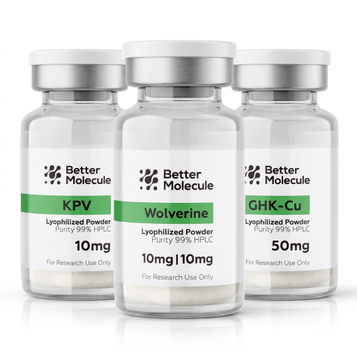 Elite Recovery Research Kit — Wolverine (BPC/TB Blend) + KPV 10mg + GHK-Cu 50mg Peptides