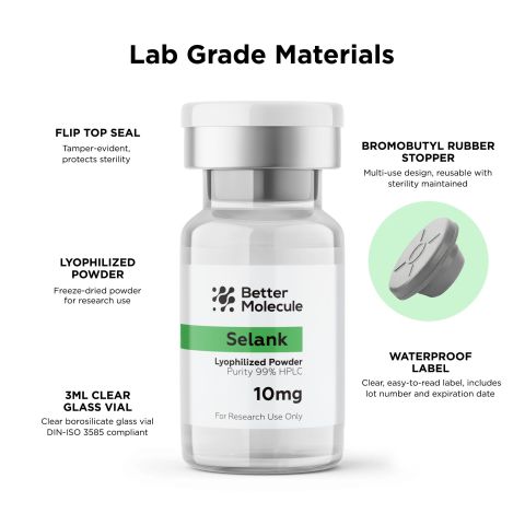 Selank 10mg Peptides - Thumbnail 6