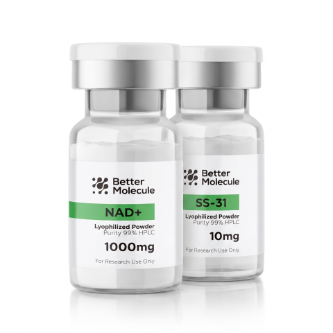 Longevity Essentials Research Kit — NAD⁺ 1,000mg + SS-31 10mg Peptides - Thumbnail