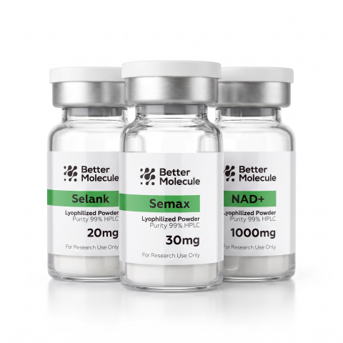 Neuro Elite Research Kit — Semax 30mg + Selank 20mg + NAD⁺ 1,000mg Peptides - Thumbnail