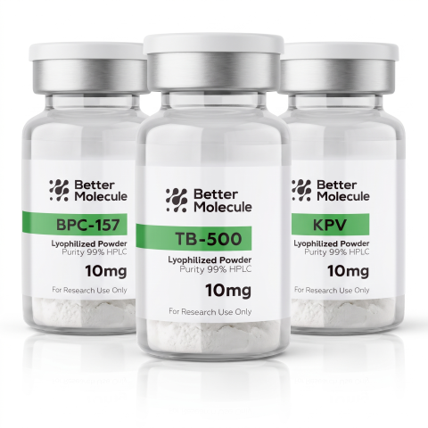 BPC-157 10mg + TB-500 10mg + KPV 10mg Research Kit — Recovery Trio (Tissue Repair) Peptides - Thumbnail